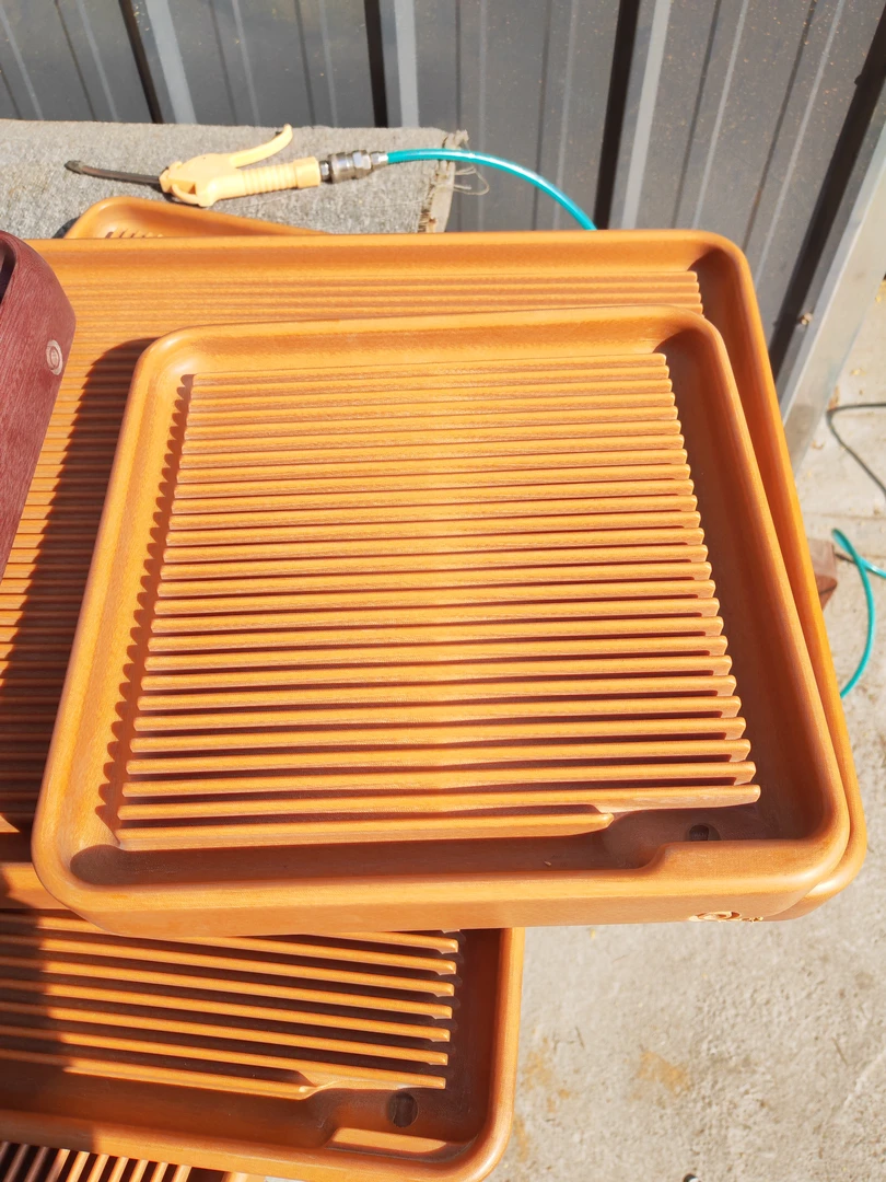 高端电木茶盘橙金龙纹30-30-5补差价