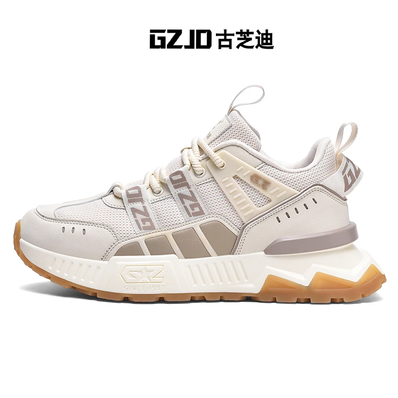 古芝迪户外防滑运动老爹鞋时尚秋季男鞋步鞋透气舒适轻便情侣潮鞋