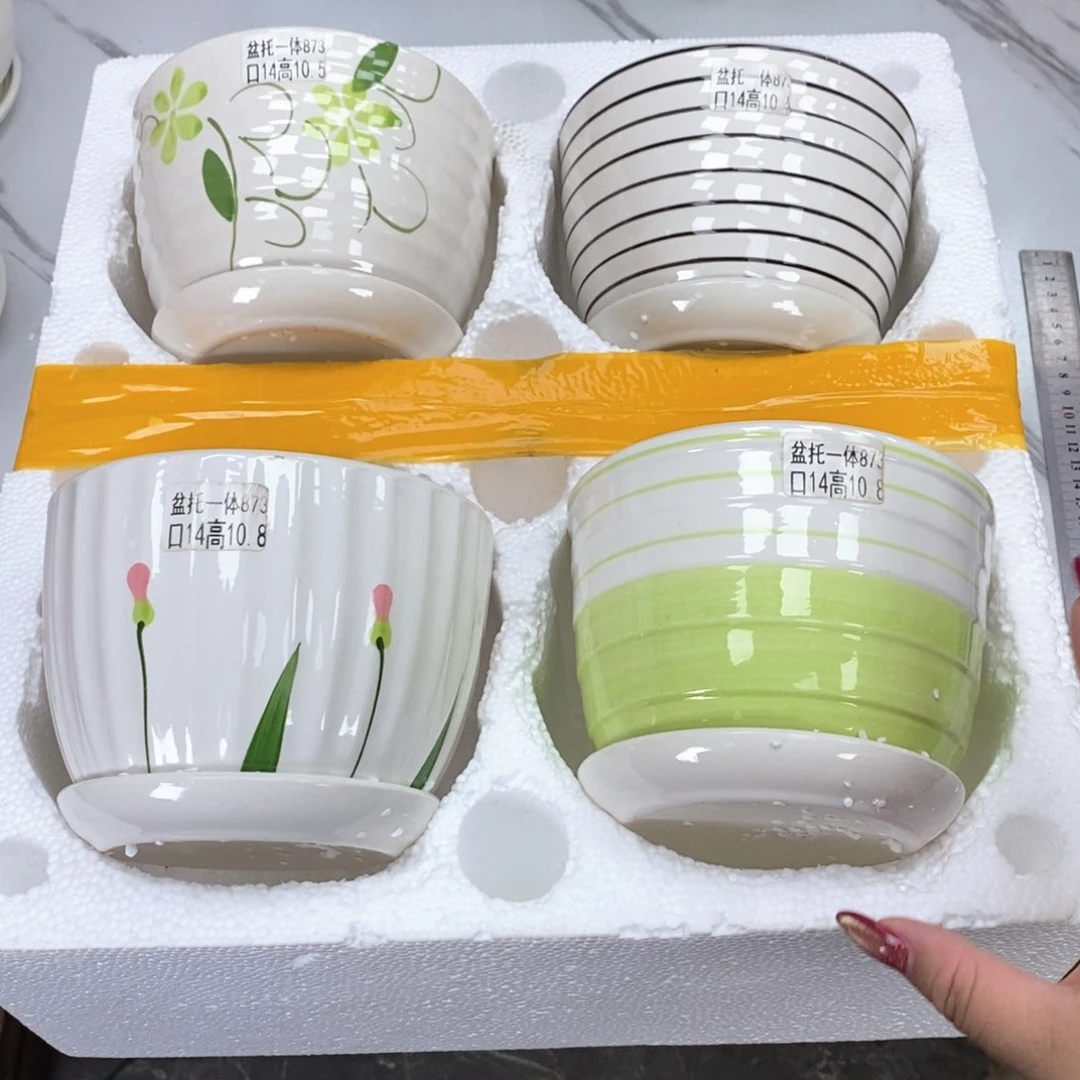 @夏西陶瓷花盆@@5873