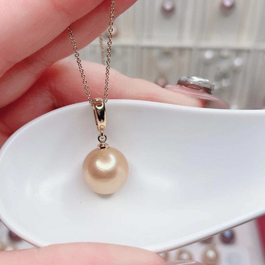 淡水珍珠吊坠(赠链)合金