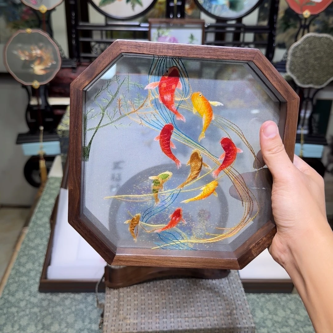 平***.刺绣手工苏绣工艺制作技艺精湛