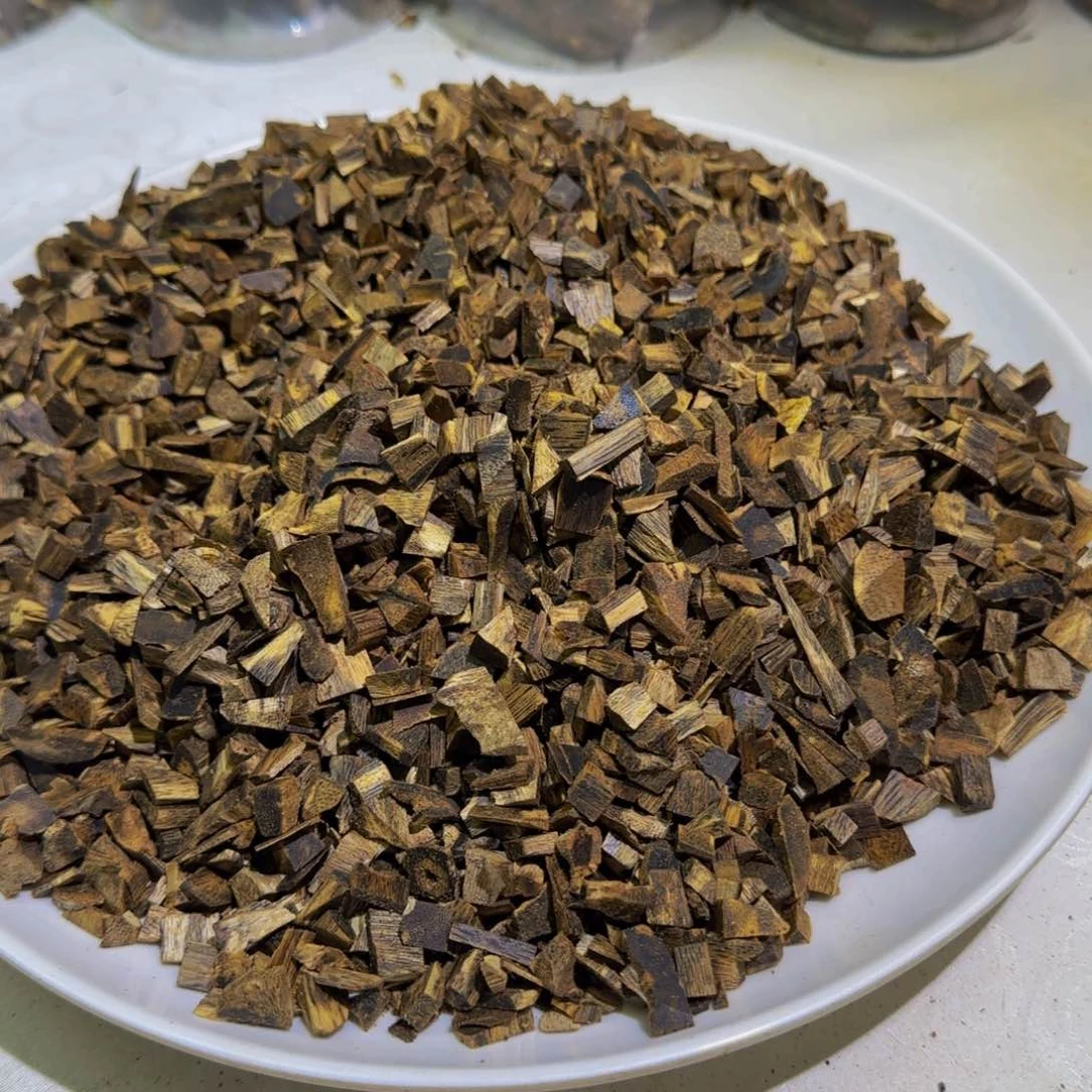 沉香沉香碎屑虎斑紫棋碎料100克！！！