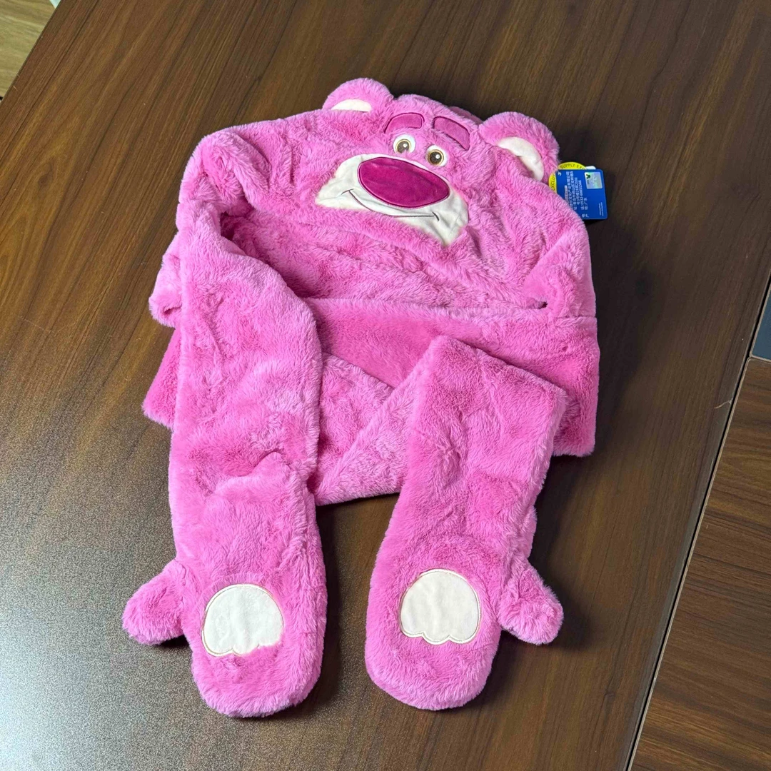 莓好心情系列迪士尼玩具总动员草莓熊围脖帽-50024842