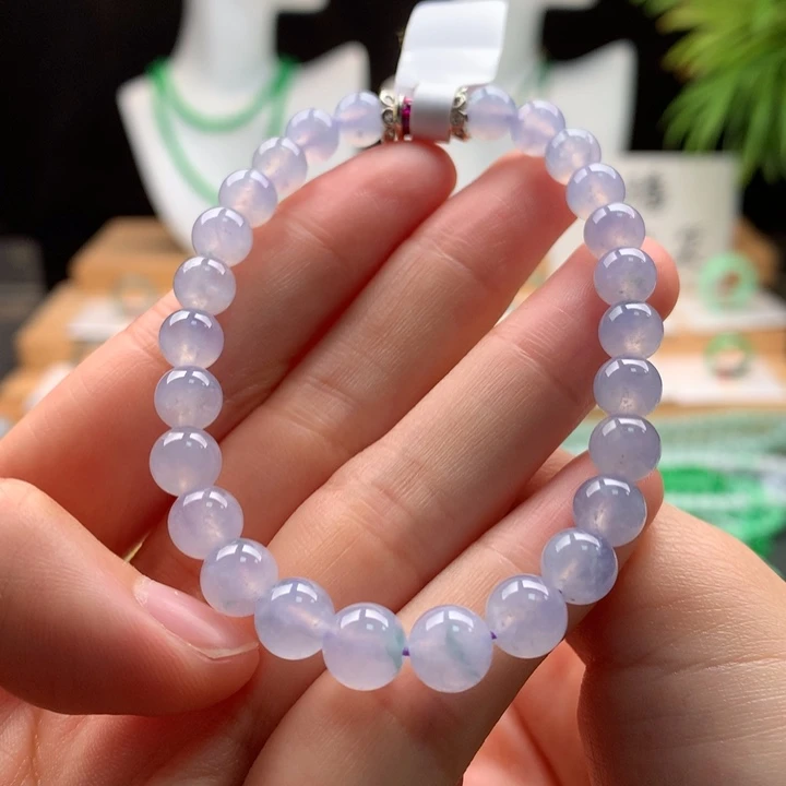 翡翠未镶嵌手串天然缅甸A货翡翠