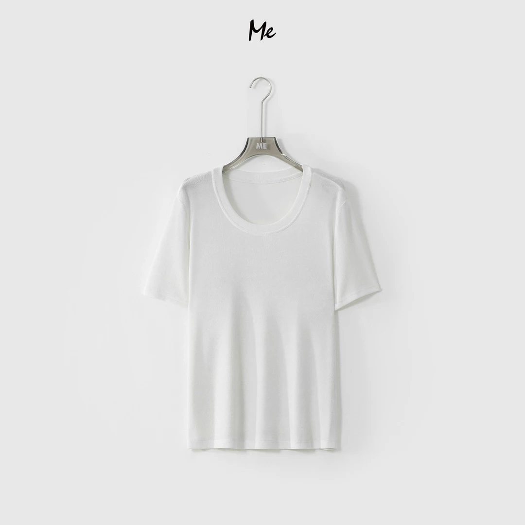 ME【贝母T】春季简约百搭时尚休闲新款T恤MEQS1072