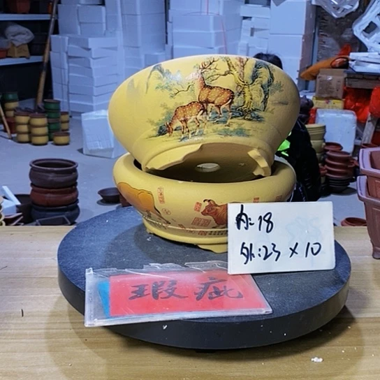 紫砂花盆紫砂花盆