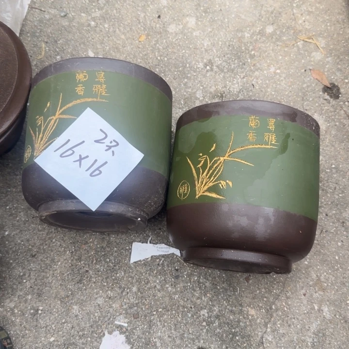 紫砂花盆特价清仓