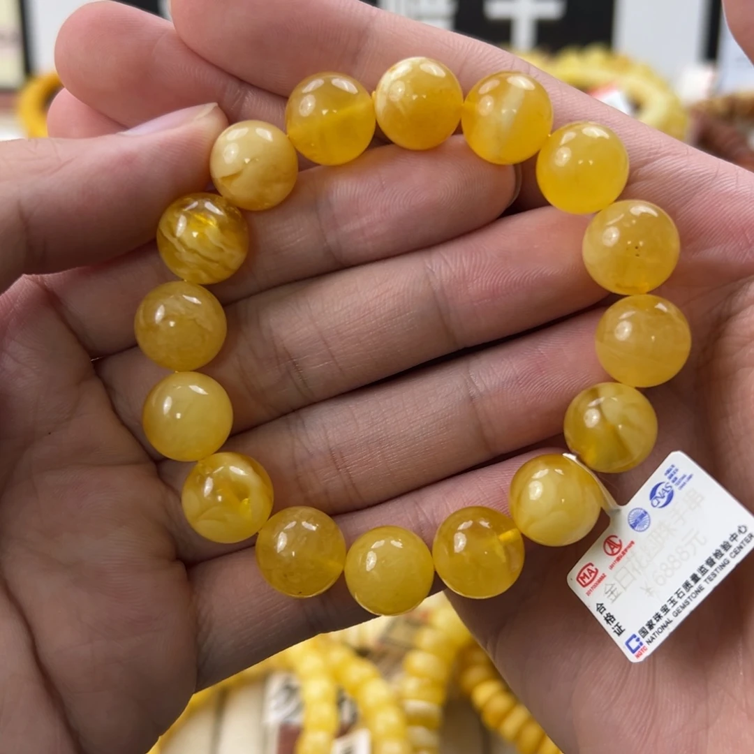 琥珀未镶嵌珠宝奇石