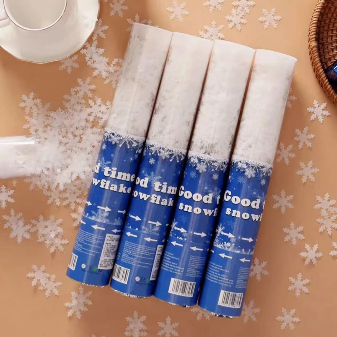 【能能】雪花筒礼花棒拍照氛围感雪花棒下雪氛围礼花筒跟闺蜜好朋友