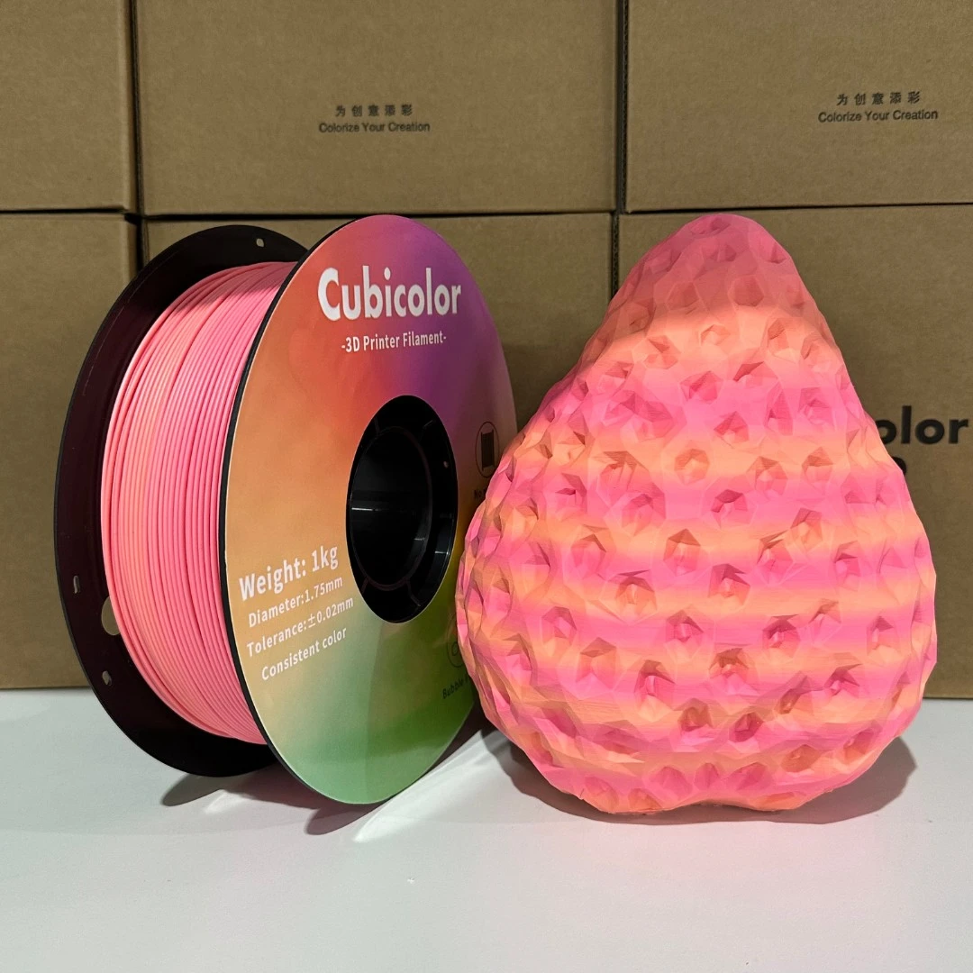 {工厂大促}3D打印耗材PLA春红适配拓竹创新通用耗材1kg