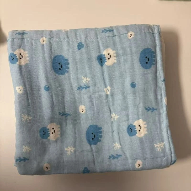 专享【京かわ会社】纱布童被105*105cm 微瑕 水母
