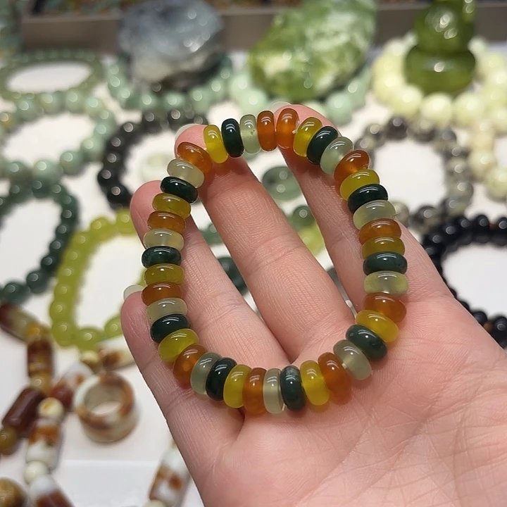 蛇纹石玉未镶嵌手串