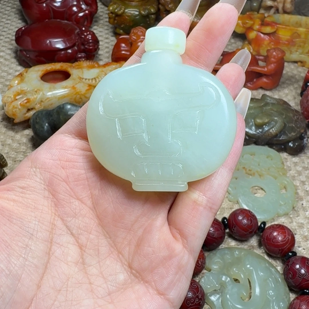 白玉菩提吊坠挂件