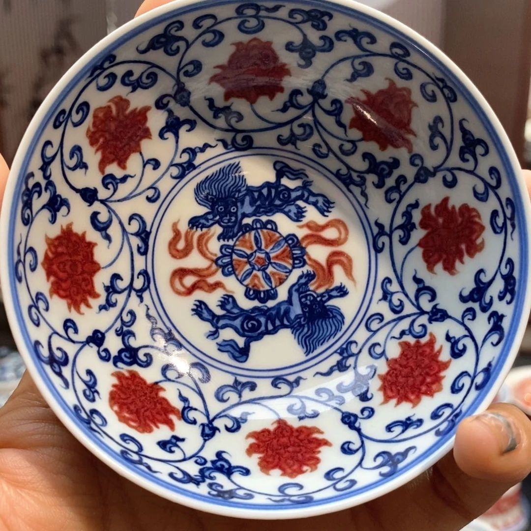 人****怀主人杯柴窑原矿手绘