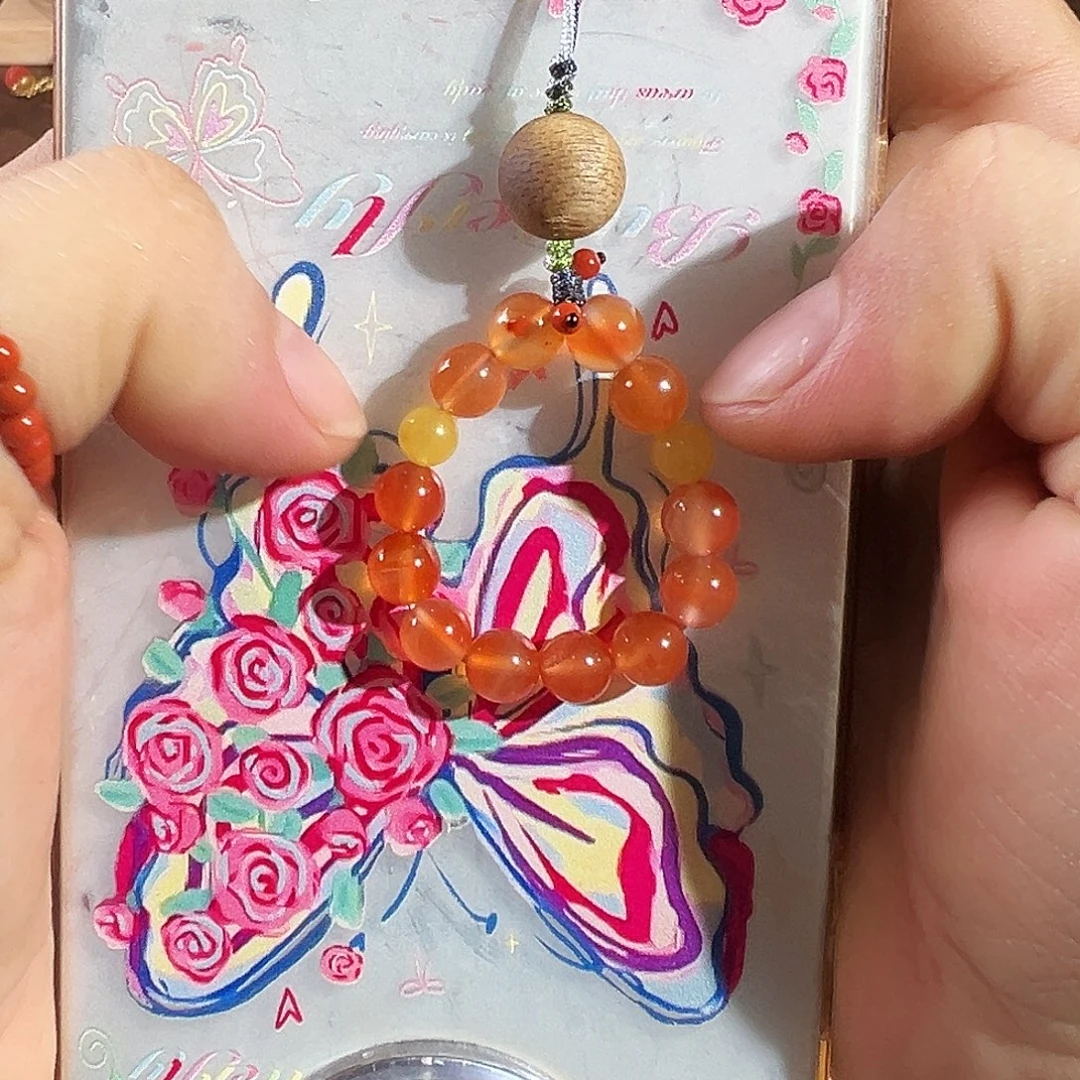 南红玛瑙未镶嵌手链