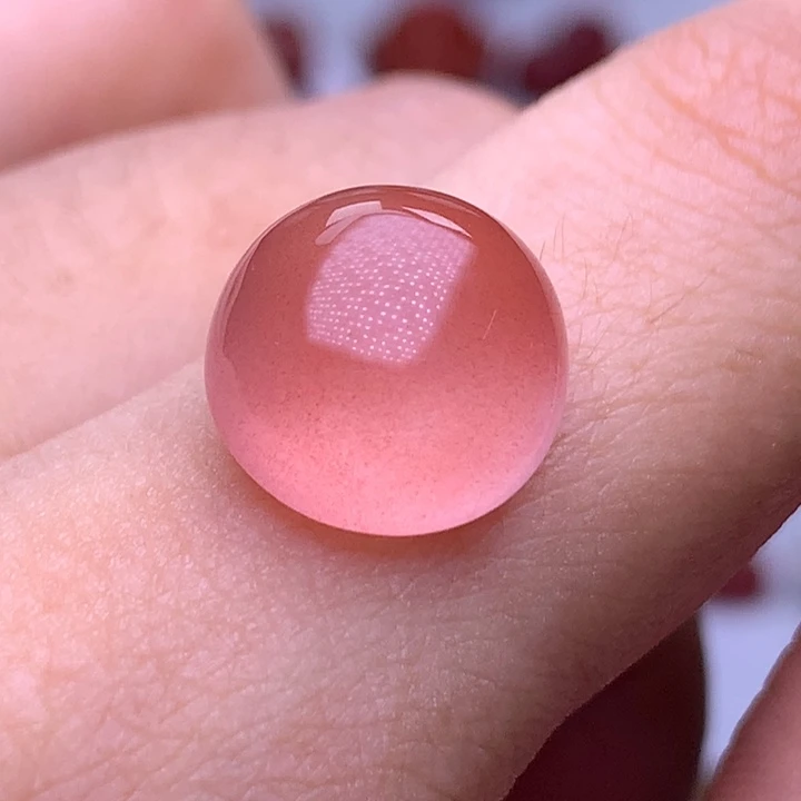 南红玛瑙未镶嵌珠宝半成品冰粉蛋面