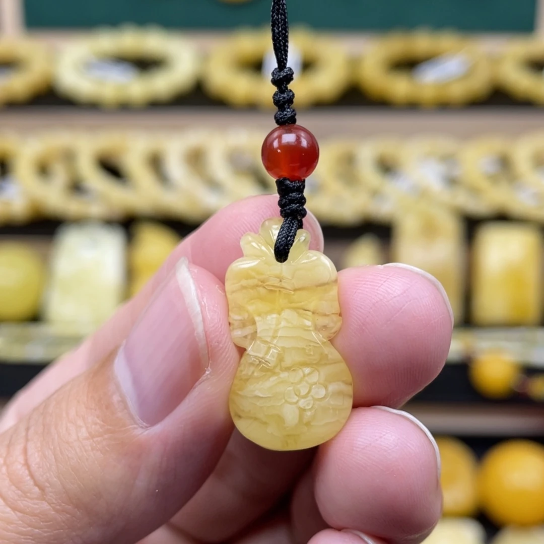 琥珀裸石未镶嵌琥珀蜜蜡