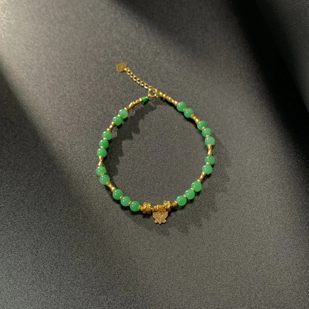 翡翠手链-18K金-HJY25-JM|CXQ3