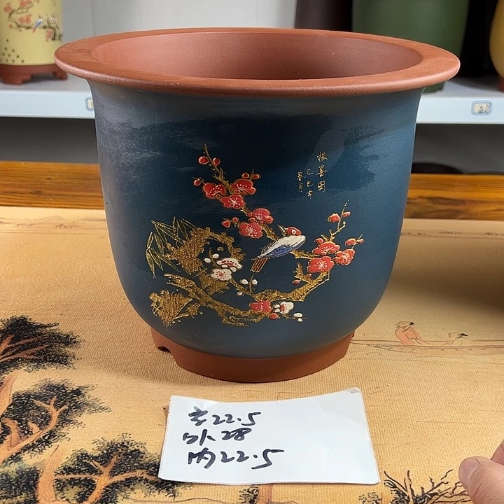 花盆紫砂紫砂兰花盆76