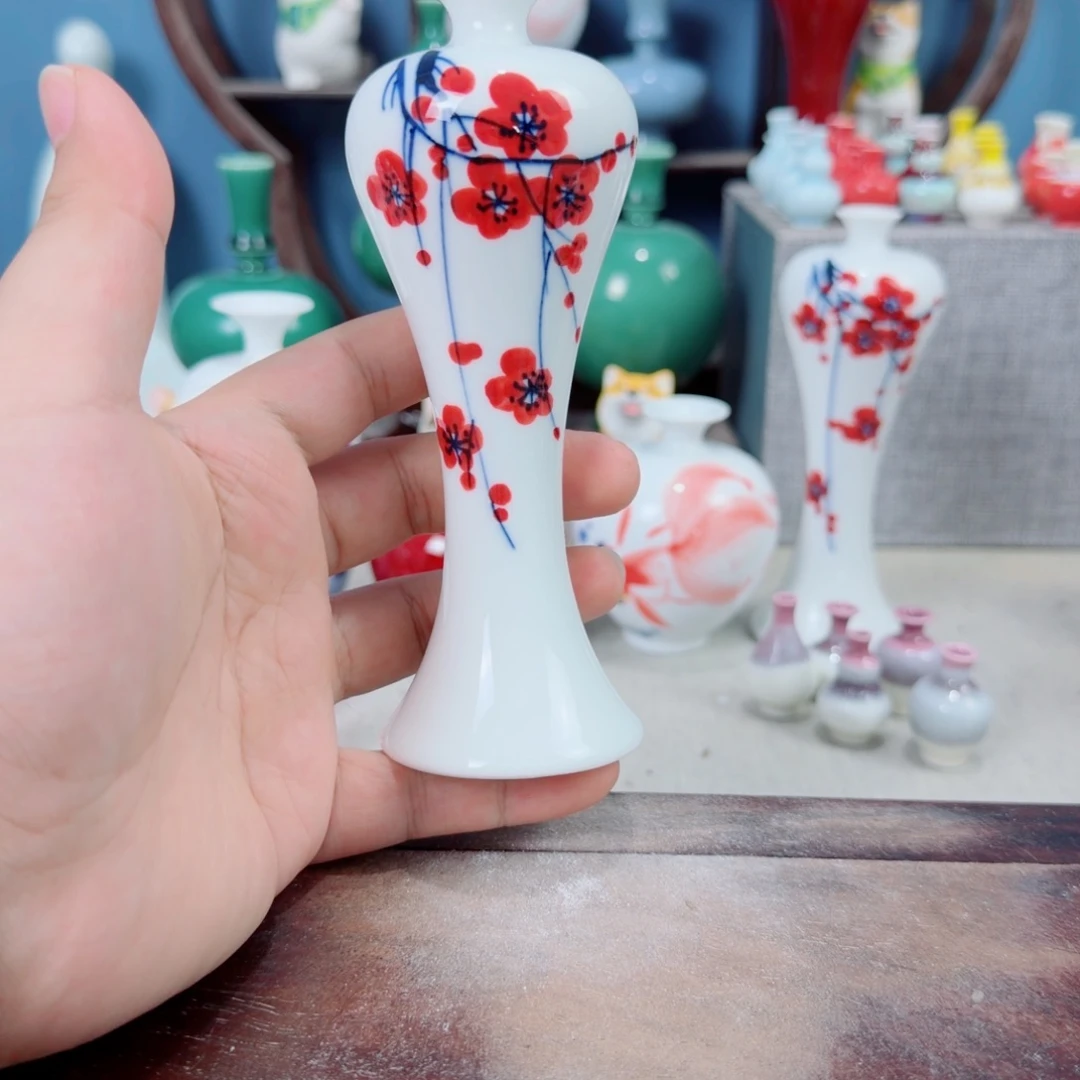 陶瓷手工小花器摆件