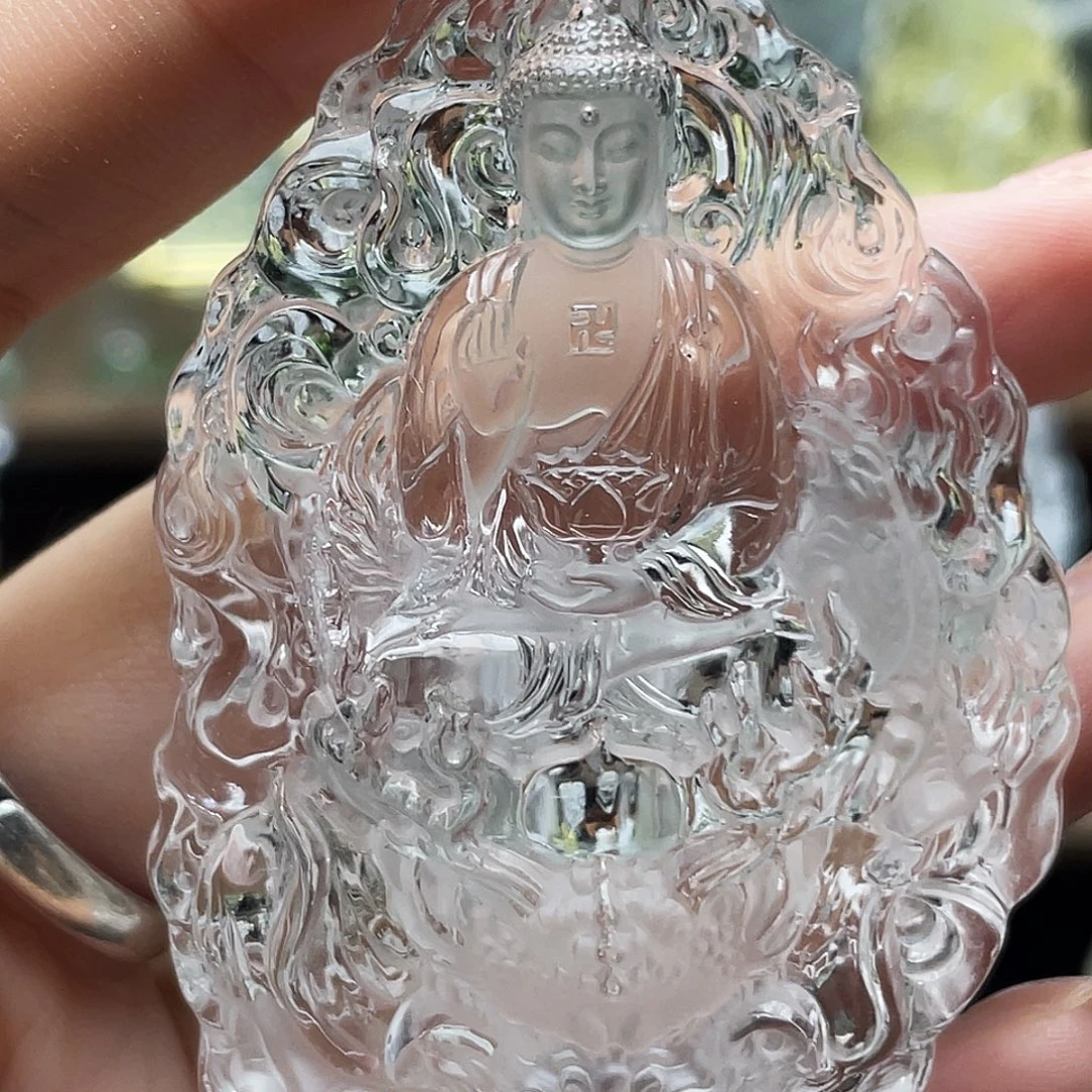 悟****未镶嵌颈饰水晶阿弥陀佛