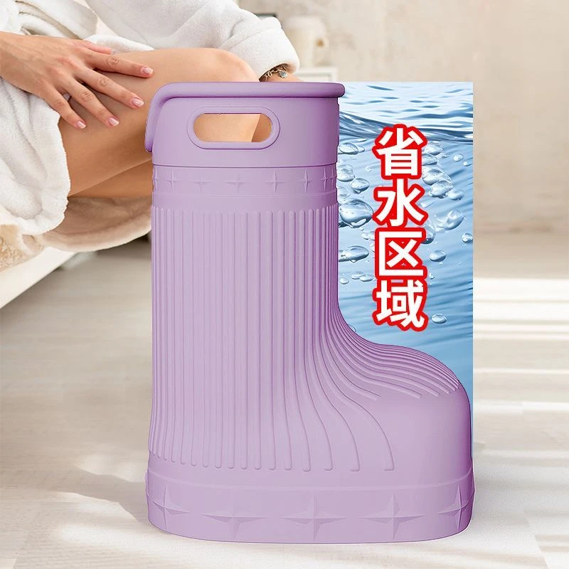 西藏新疆【包邮】【冬季必备】EVA环保泡脚桶加高加宽足浴桶便携恒温