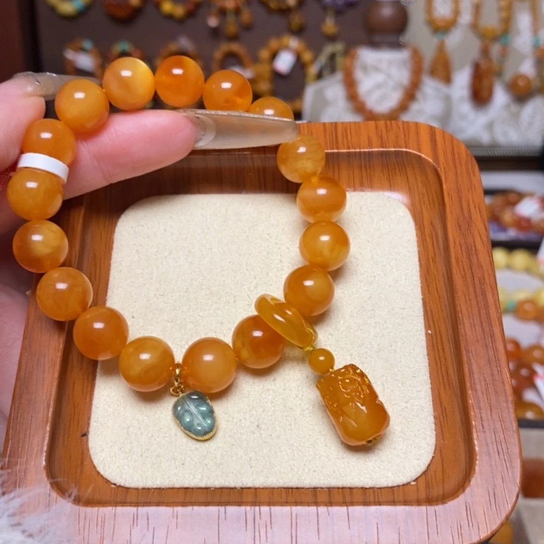 【闪购商品】手链蜜蜡未镶嵌手串