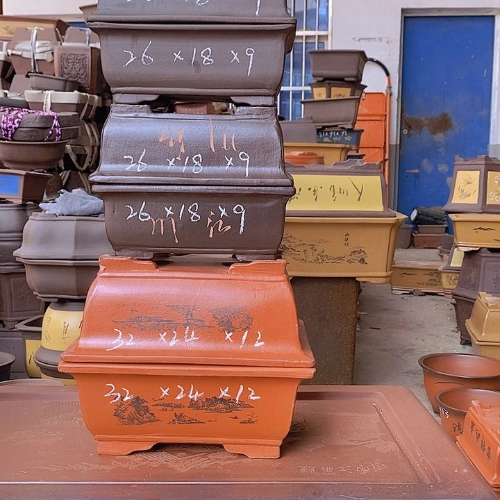 紫砂花盆紫砂花盆