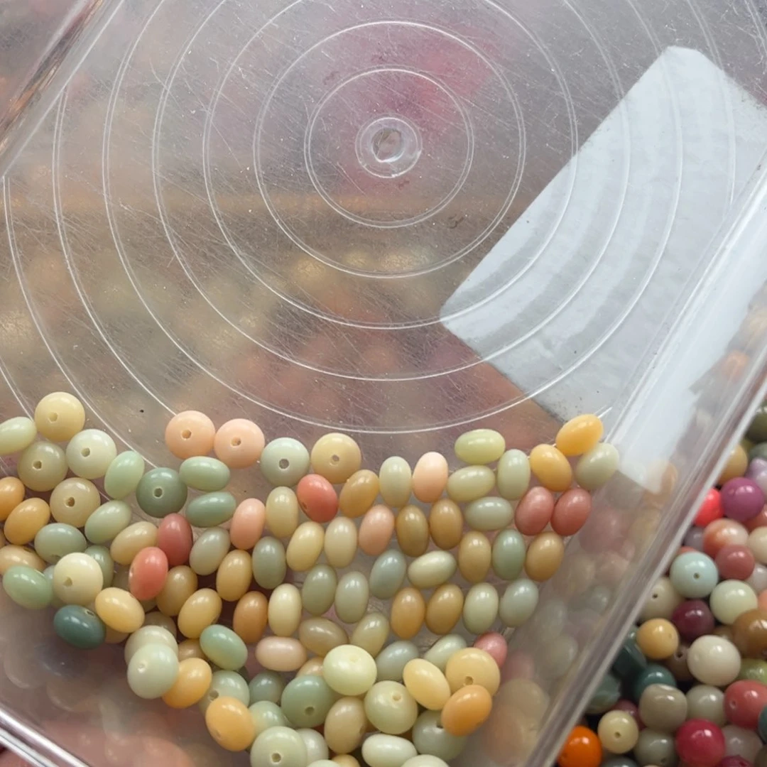 【闪购商品】白玉菩提吊坠z9/100+50颗多宝算盘微瑕