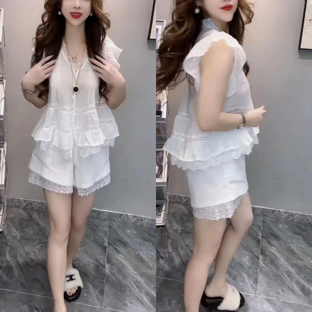 时尚夏季休闲减龄韩版套装