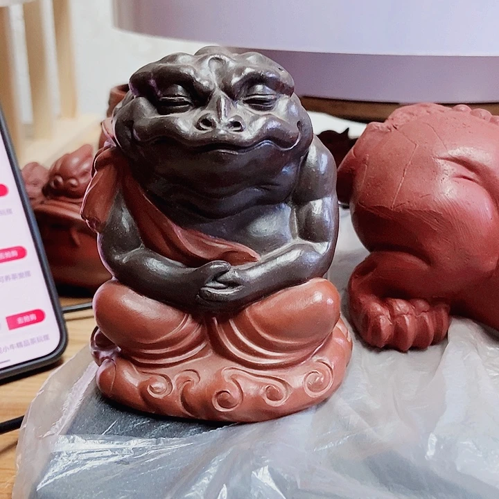 紫砂茶宠宜兴紫砂金蟾