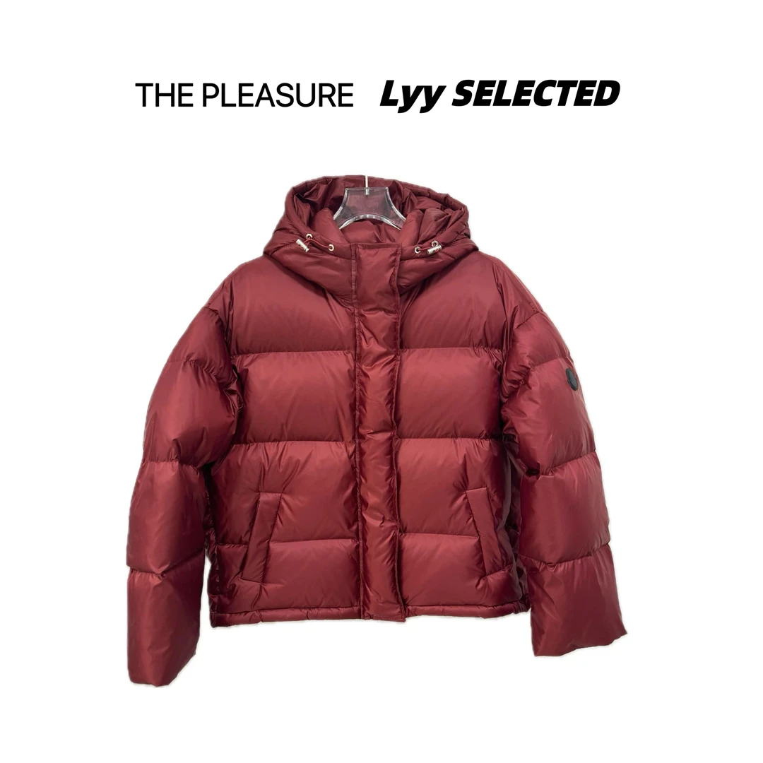 8082短款新国标90白鸭绒加厚面包服休闲百搭防风抗寒连帽羽绒服