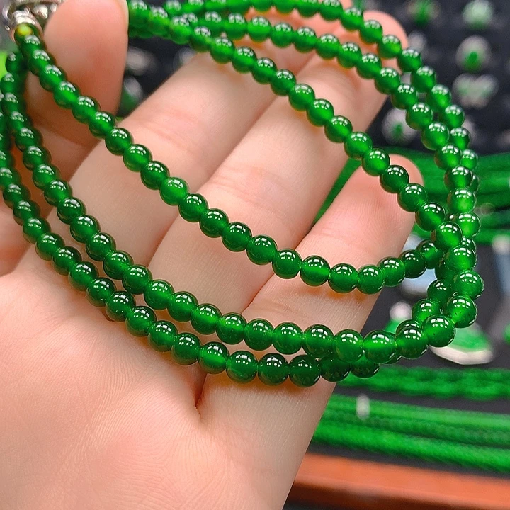 翡翠未镶嵌吊坠(不含链)项链4