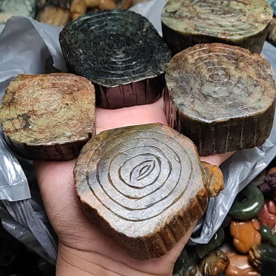 岫岩河磨玉（透闪石质玉）未镶嵌挂件