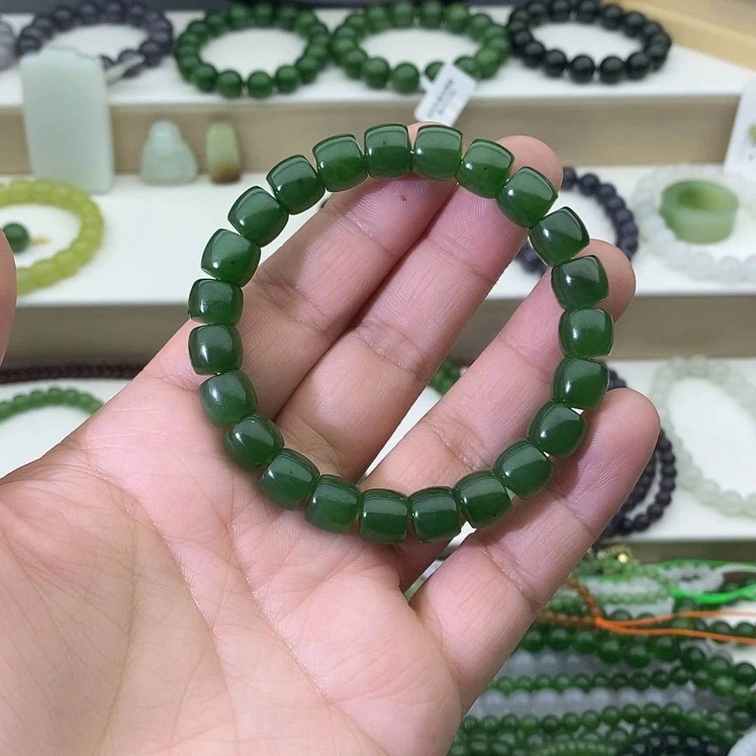 和田玉未镶嵌手链