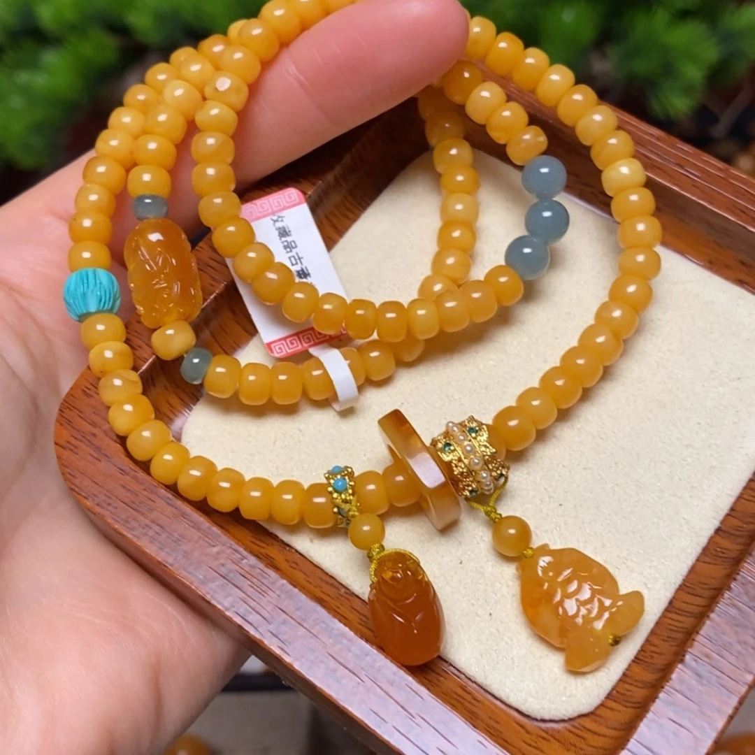 【闪购商品】手链蜜蜡未镶嵌手串