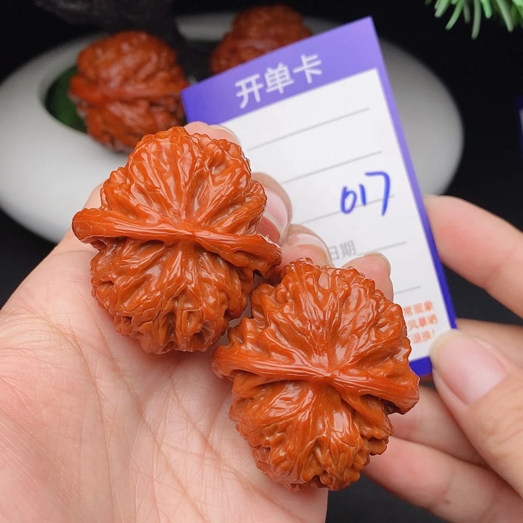 文玩核桃把件39苹果017