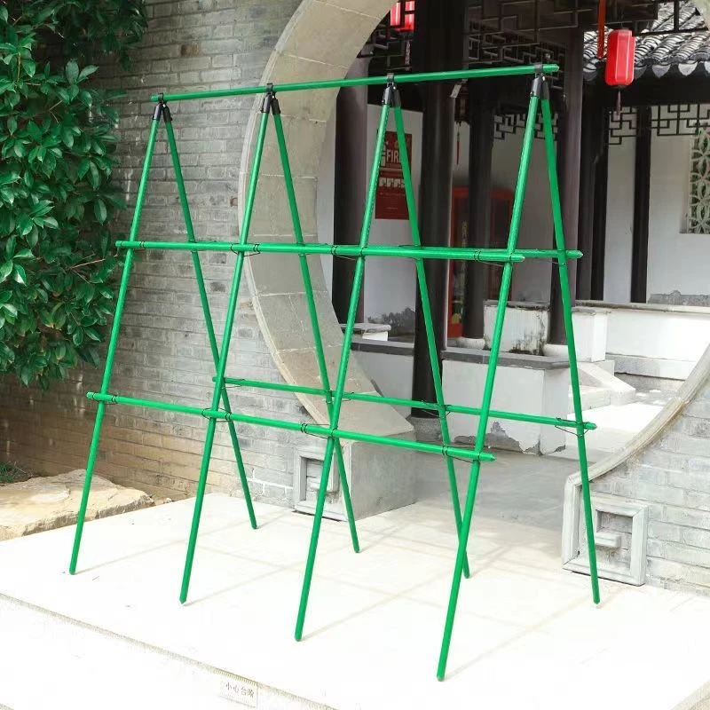 豆角黄瓜架爬藤种菜专用架子包塑钢管园艺支架植物爬藤架