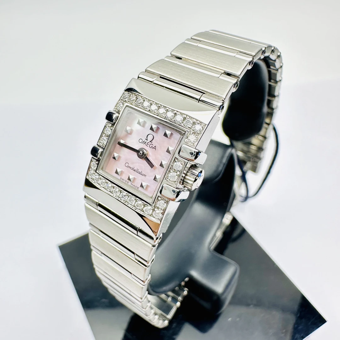 99新 Omega/欧米茄 欧米茄/星座/女表/石英/20*15mm/6409