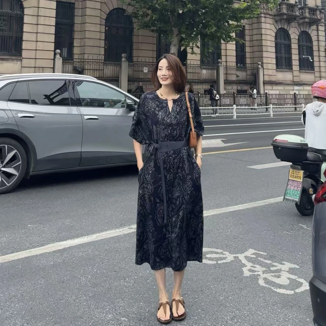 夏季新款时尚洋气显瘦连衣裙W052