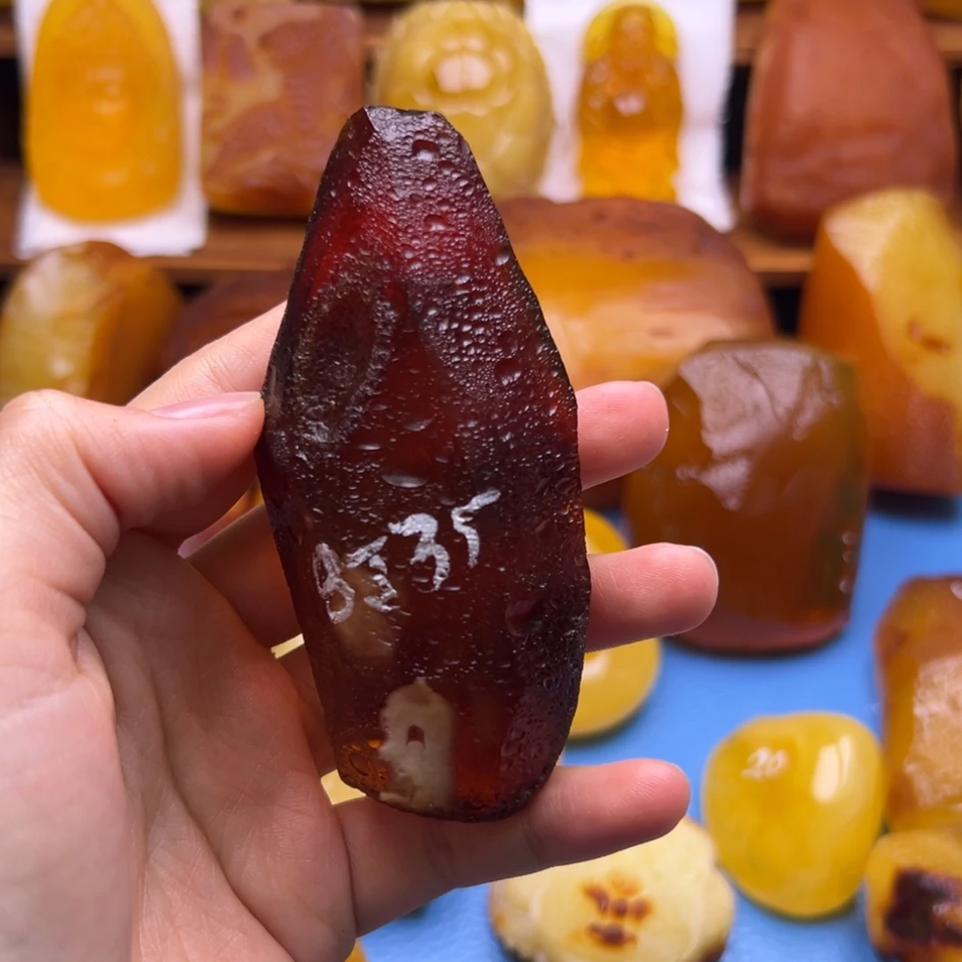 ****年定制琥珀未镶嵌琥珀蜜蜡