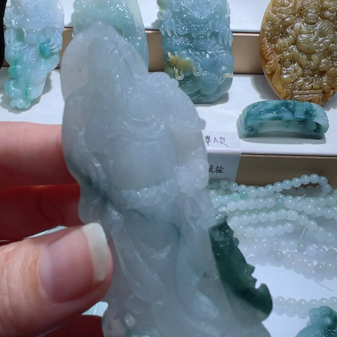 定制翡翠未镶嵌毛货