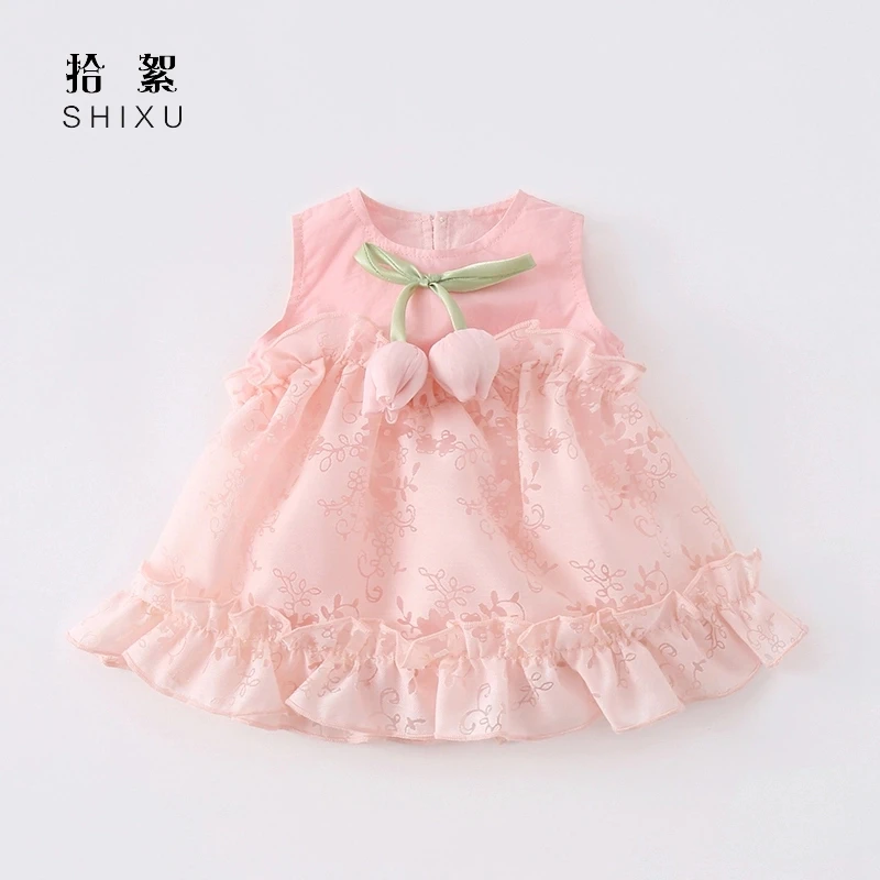 婴儿衣服薄款连体衣夏装女宝宝公主包屁衣裙可爱哈衣姐妹装外出服