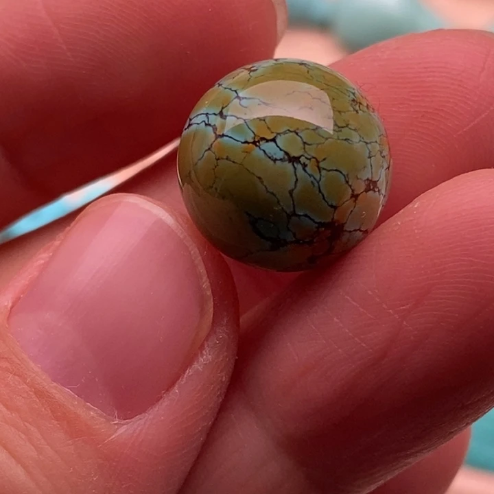 绿松石未镶嵌挂件