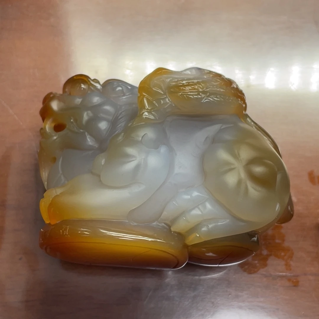 长***风玛瑙/玉髓未镶嵌颈饰