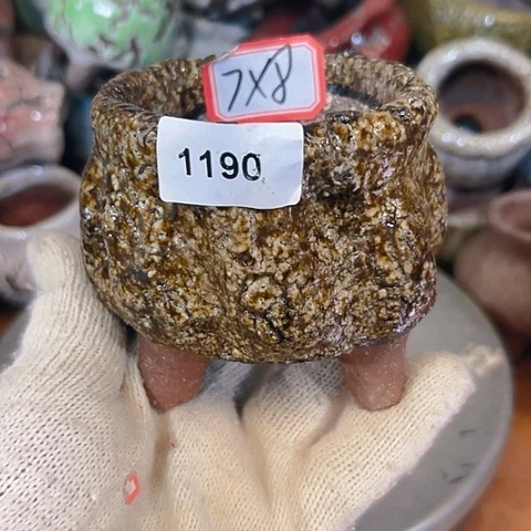 粗陶花盆手工花盆制作