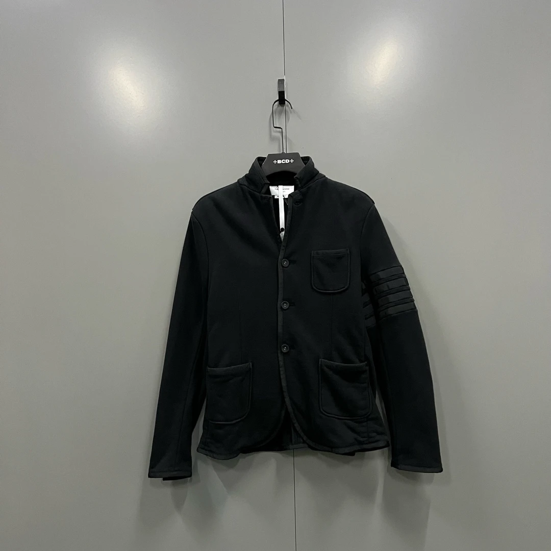 95新 THOMBROWNE q213 黑色条纹西服 1码/bc001741