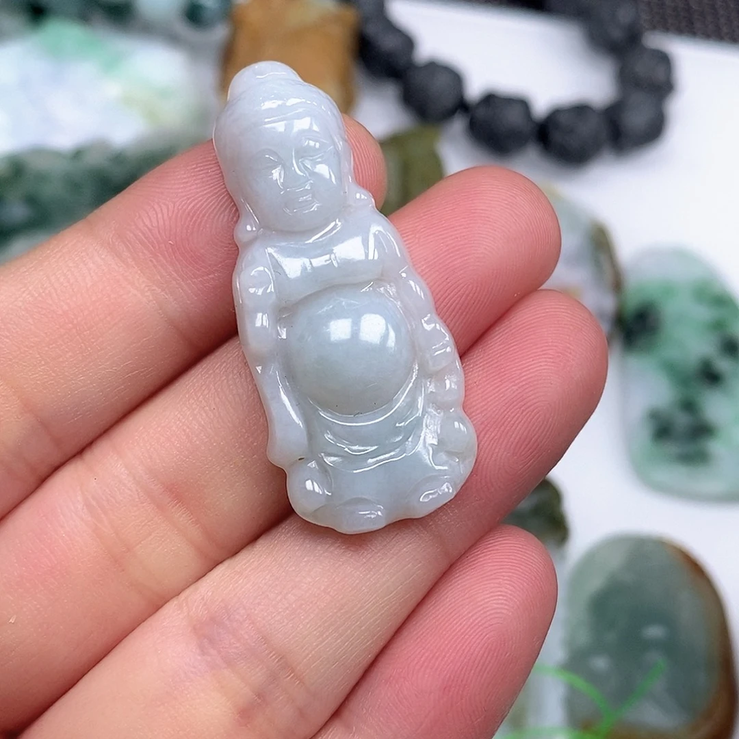 翡翠未镶嵌挂件翡翠