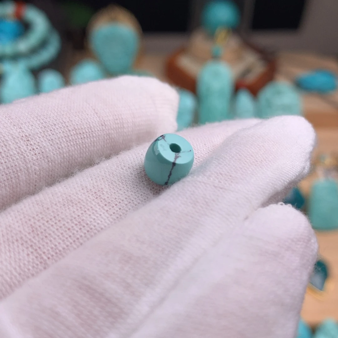 绿松石未镶嵌直切卡7.7