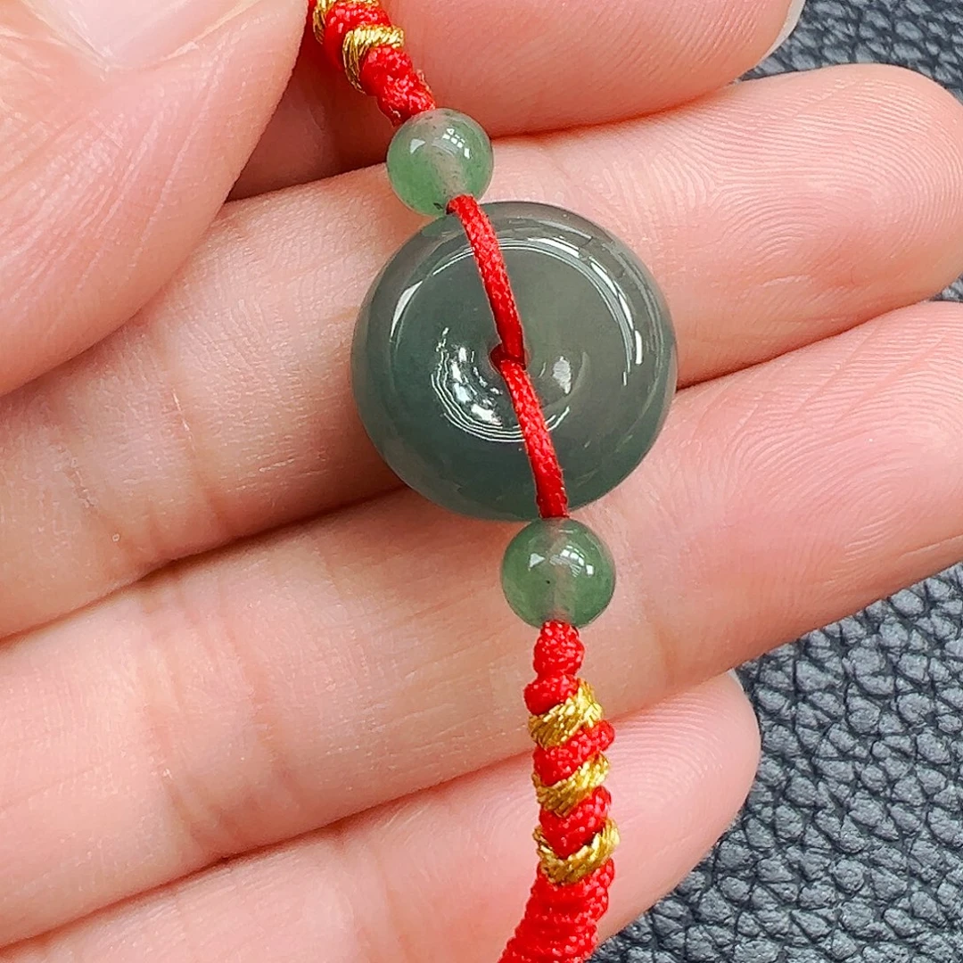 翡翠未镶嵌吊坠(不含链)平安扣